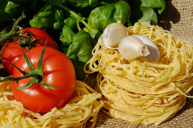 Pasta in Rome, Italy